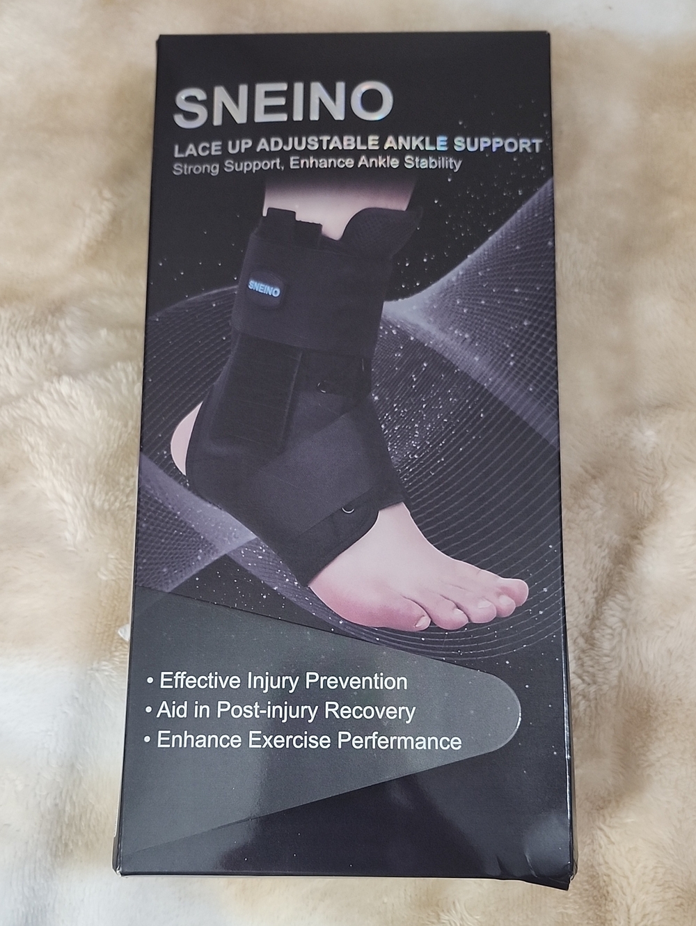 Lace Up Adjustable Ankle Support Women Size Medium